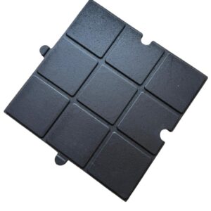 Piso para gimnasio Cuadros Grosor de 2CM